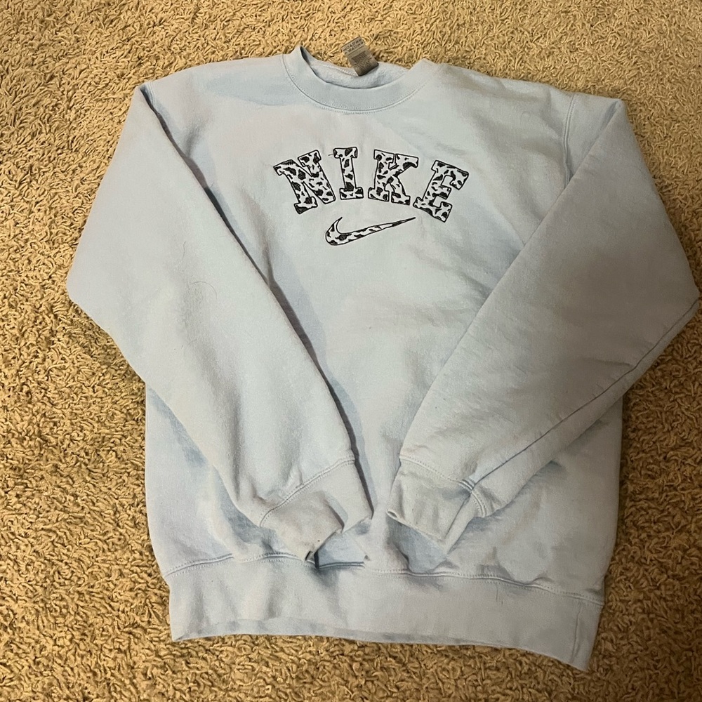 Custom Nike embroidered crewneck